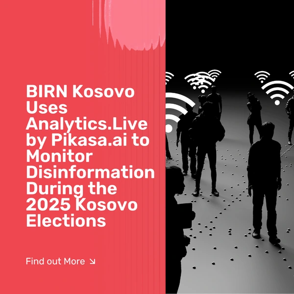 BIRN Kosovo Uses Analytics.Live by Pikasa Analytics to Monitor Disinformation During the 2025 Kosovo Elections