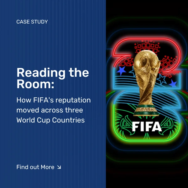 Reading the Room: How FIFA's reputation moved across three World Cup Countries