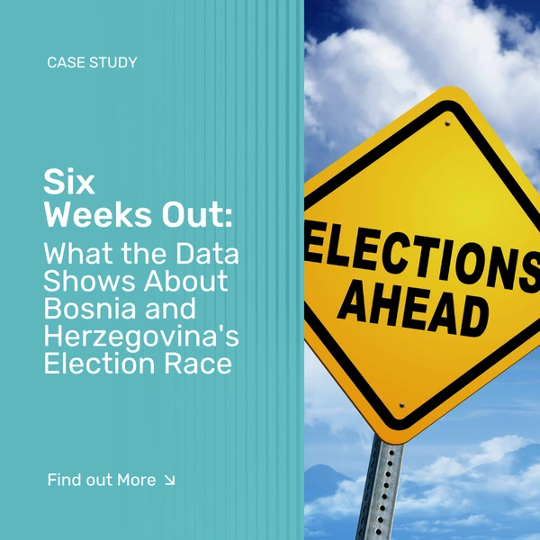 Six Weeks Out: What the Data Shows About Bosnia and Herzegovina's Election Race